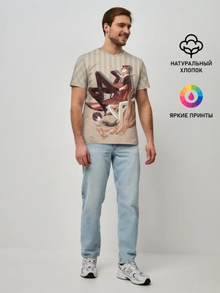 Мужская базовая футболка / Дазай и ЧУя