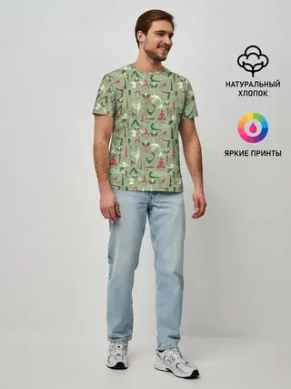 Мужская базовая футболка / Йога