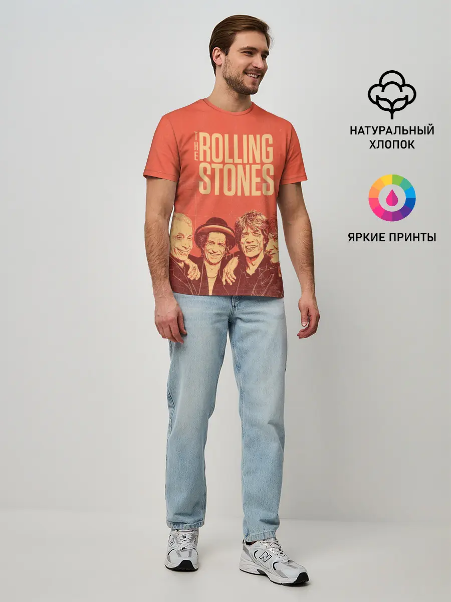 Мужская базовая футболка / The Rolling Stones