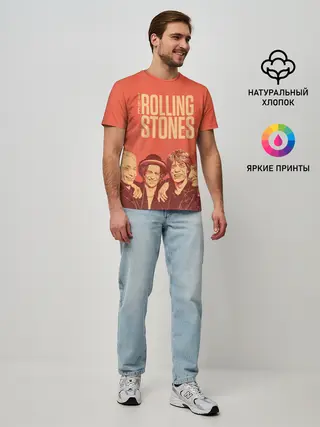 Мужская базовая футболка / The Rolling Stones