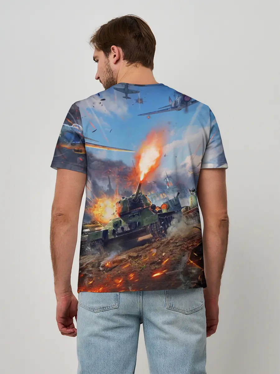 Мужская базовая футболка / WAR THUNDER / ВАР ТАНДЕР