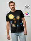 Мужская базовая футболка / Солнечная Система
