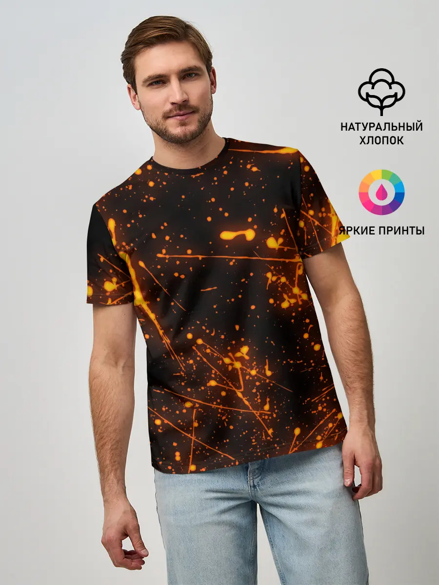 Мужская базовая футболка / FLAME | ПЛАМЯ