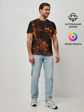 Мужская базовая футболка / FLAME | ПЛАМЯ