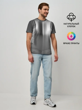 Мужская базовая футболка / Доспехи рыцаря