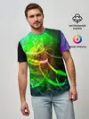 Мужская базовая футболка / ЗЕЛЕНЫЙ НЕОН