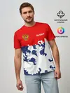 Мужская базовая футболка / Герб РФ