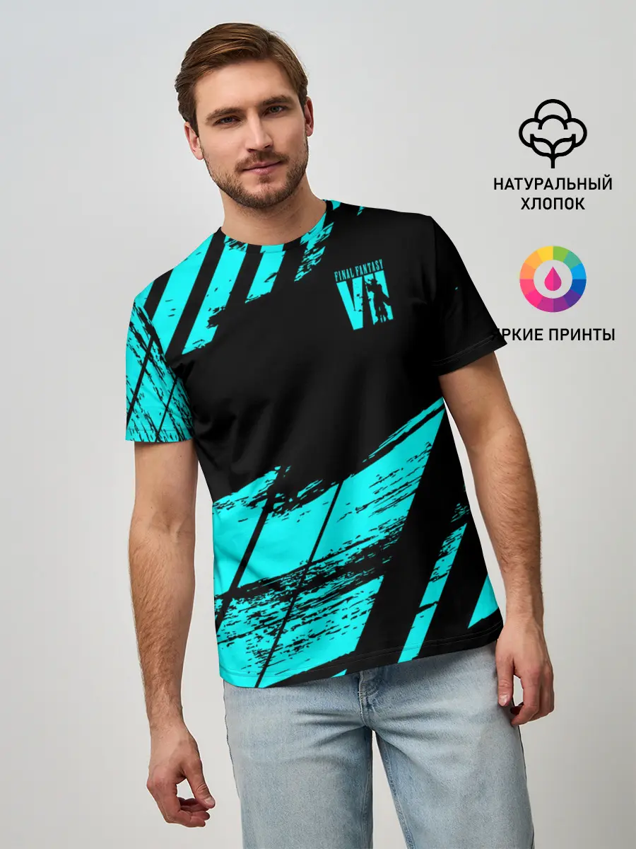 Мужская базовая футболка / Final Fantasy Cloud