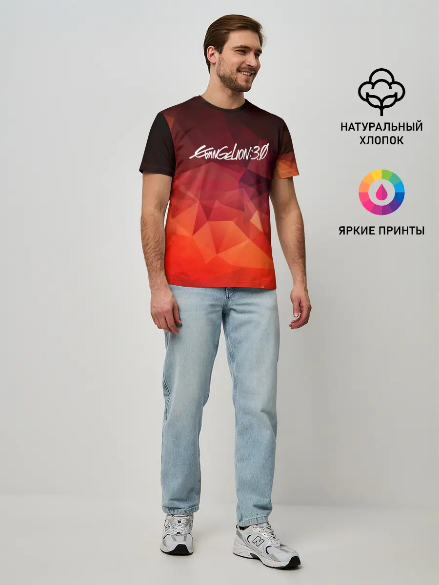 Мужская базовая футболка / Evangelion 3.0 | Евангелион 3.0