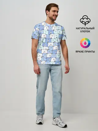 Мужская базовая футболка / МИШКИ