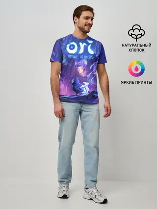 Мужская базовая футболка / Ori - And The Will Of The Wisp