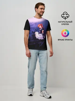 Мужская базовая футболка / АСКА ЛЭНГЛИ горничная