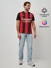 Мужская базовая футболка / AC MILAN 20/21 - ДОМАШНЯЯ