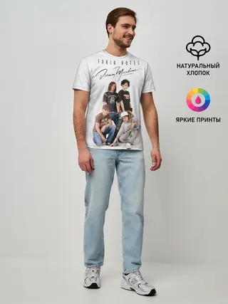 Мужская базовая футболка / Tokio Hotel