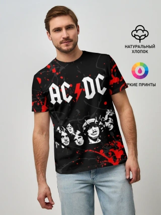 Мужская базовая футболка / AC DC HIGHWAY TO HELL