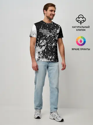 Мужская базовая футболка / Rolling Stones