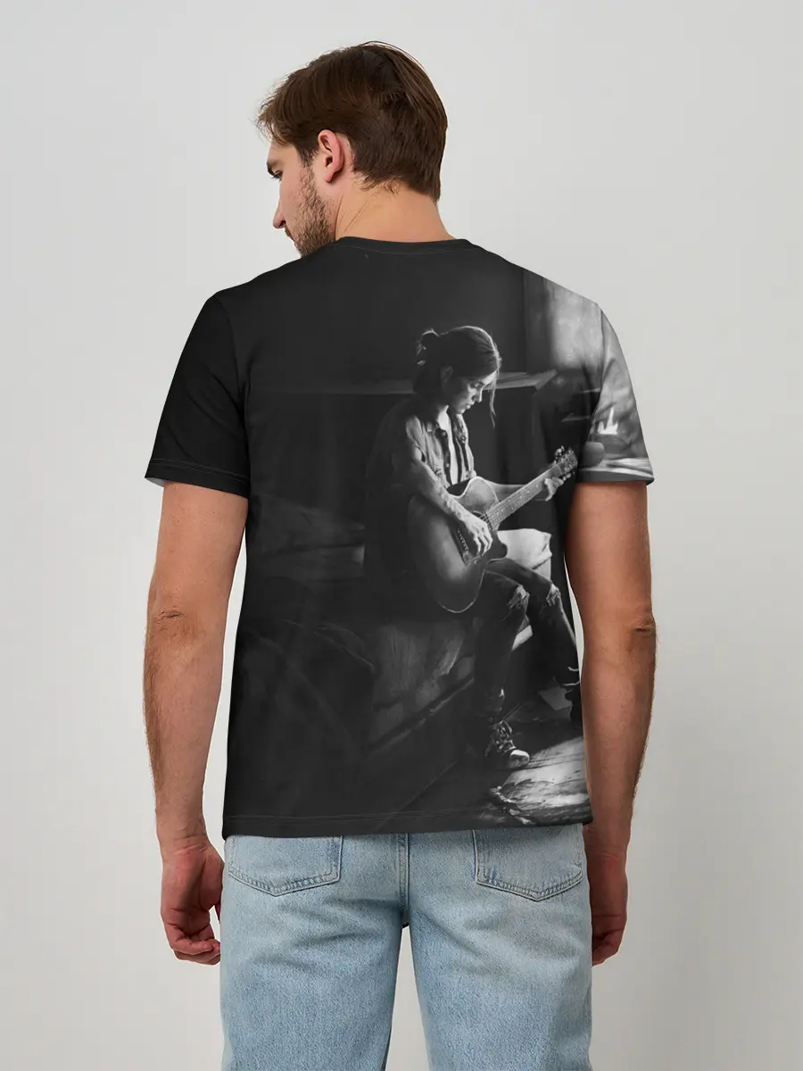 Мужская базовая футболка / THE LAST OF US 2 | ОДНИ ИЗ НАС 2 ЭЛЛИ