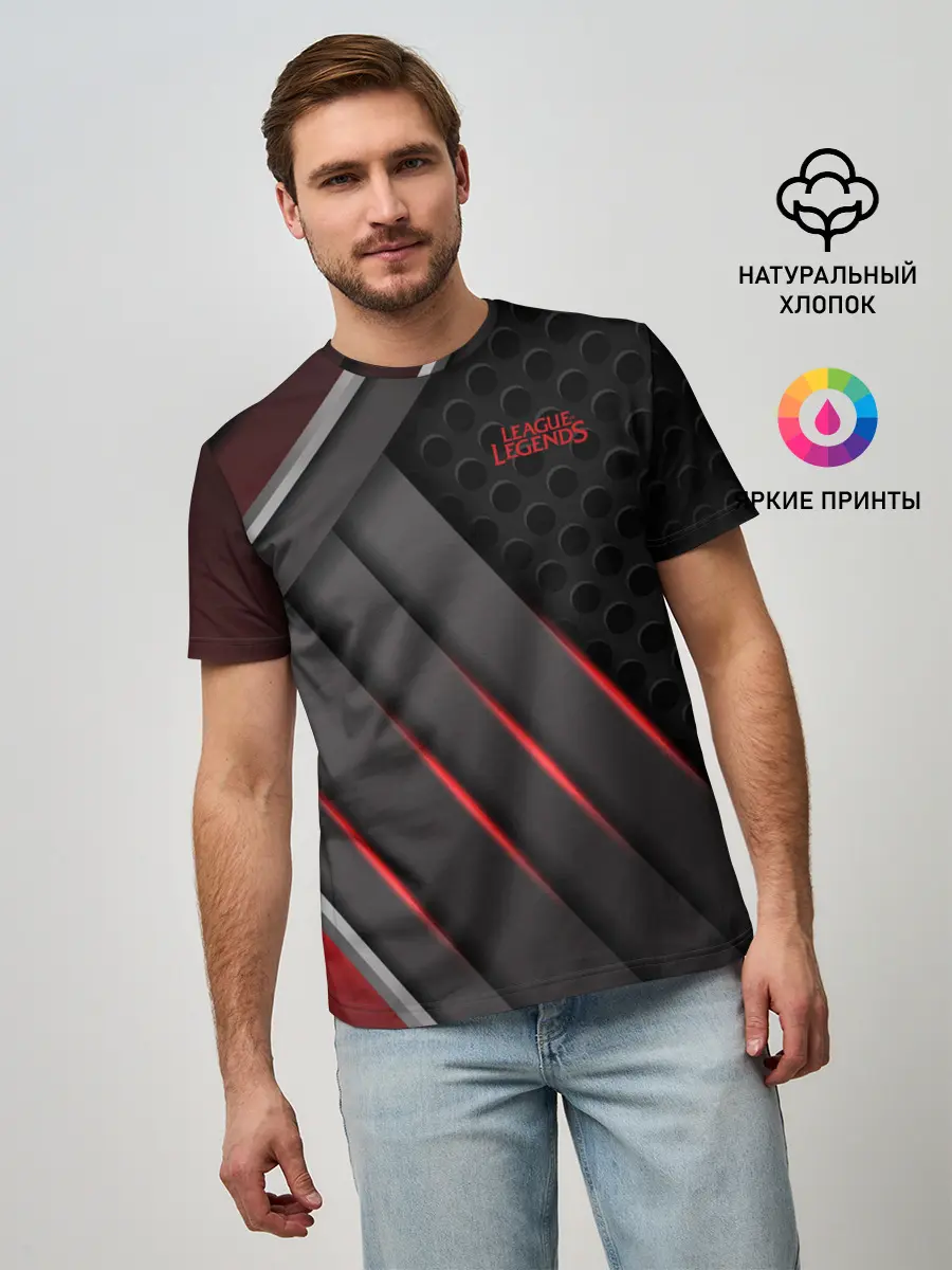 Мужская базовая футболка / League of Legends