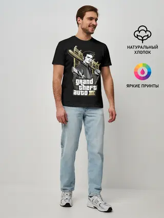 Мужская базовая футболка / Клод | GTA 3