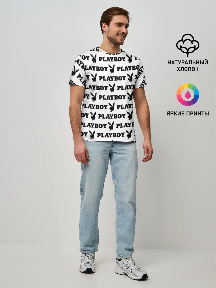 Мужская базовая футболка / PLAYBOY | ПЛЕЙБОЙ