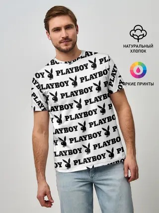 Мужская базовая футболка / PLAYBOY | ПЛЕЙБОЙ