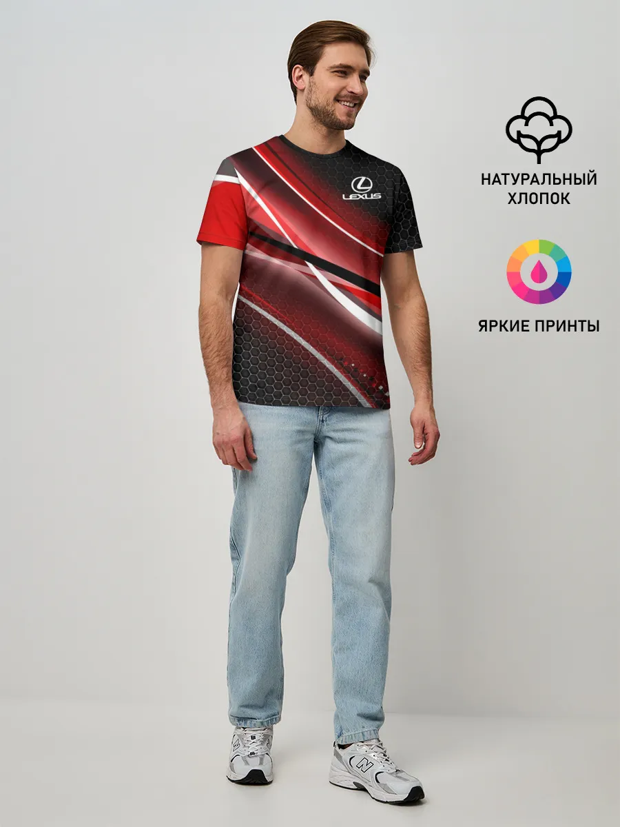 Мужская базовая футболка / LEXUS.