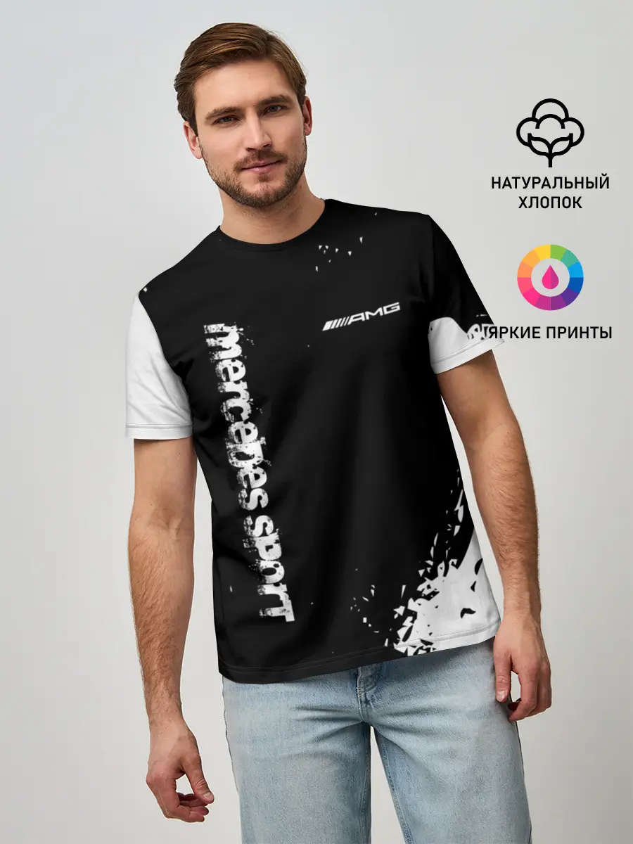 Мужская базовая футболка / AMG SPORT