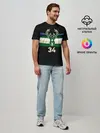 Мужская базовая футболка / Milwaukee Bucks форма. Яннис Адетокумбо