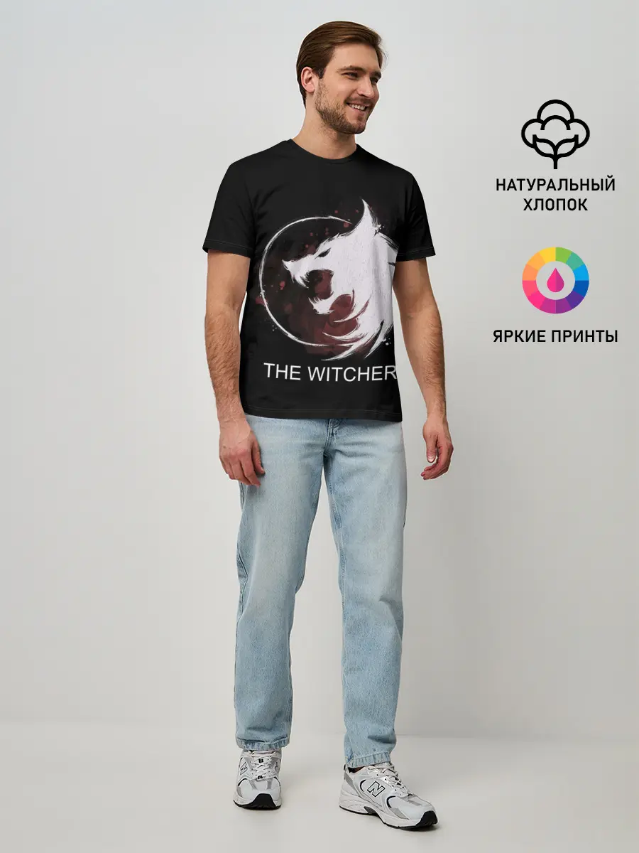 Мужская базовая футболка / The Witcher