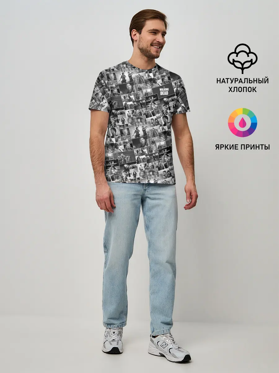 Мужская базовая футболка / The Walking Dead