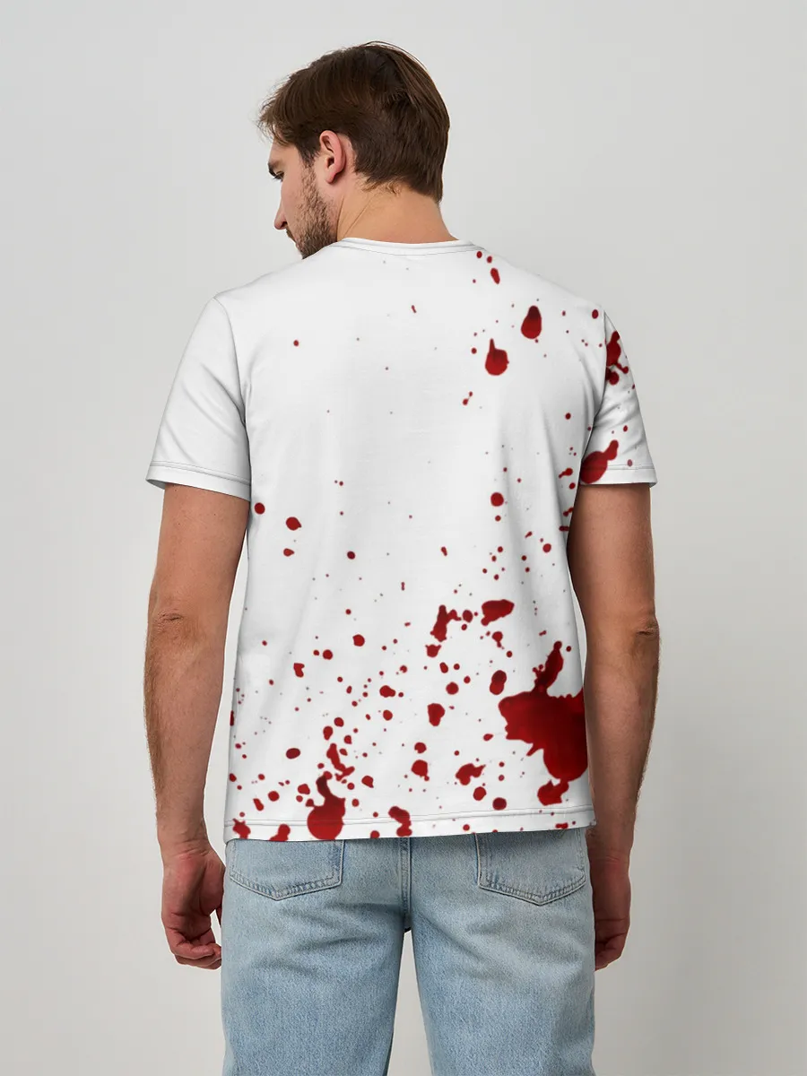 Мужская базовая футболка / Кетчуп Разбрызгался