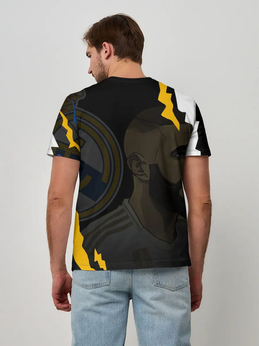 Мужская базовая футболка / КАРИМ БЕНЗЕМА / РЕАЛ МАДРИД