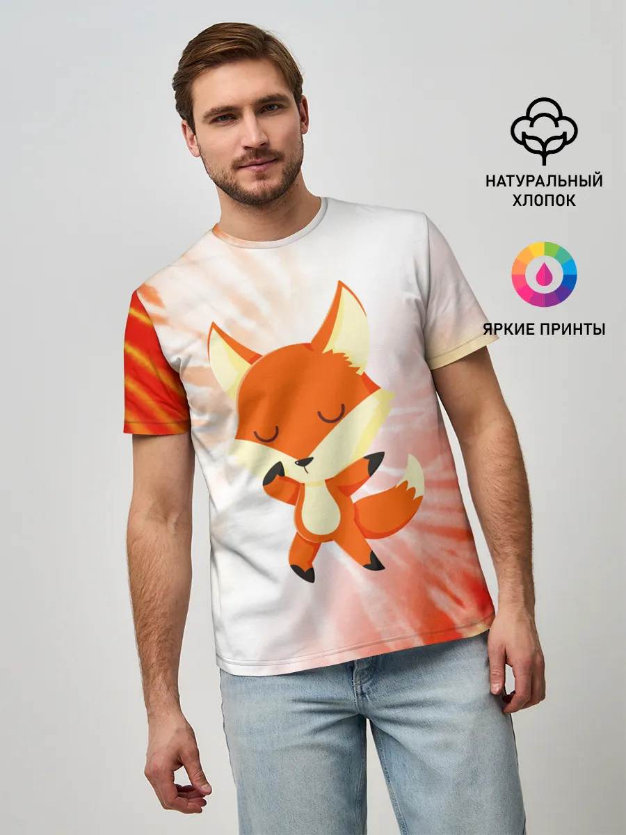 Мужская базовая футболка / ЛИСИЧКА / FOXY