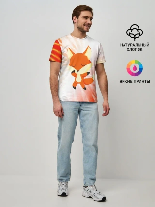 Мужская базовая футболка / ЛИСИЧКА / FOXY