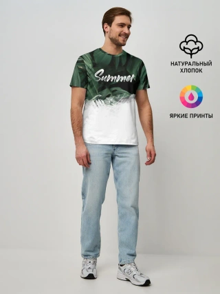 Мужская базовая футболка / Лето