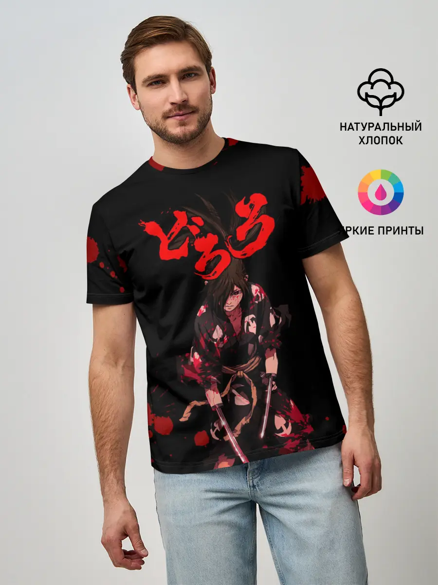 Мужская базовая футболка / Дороро