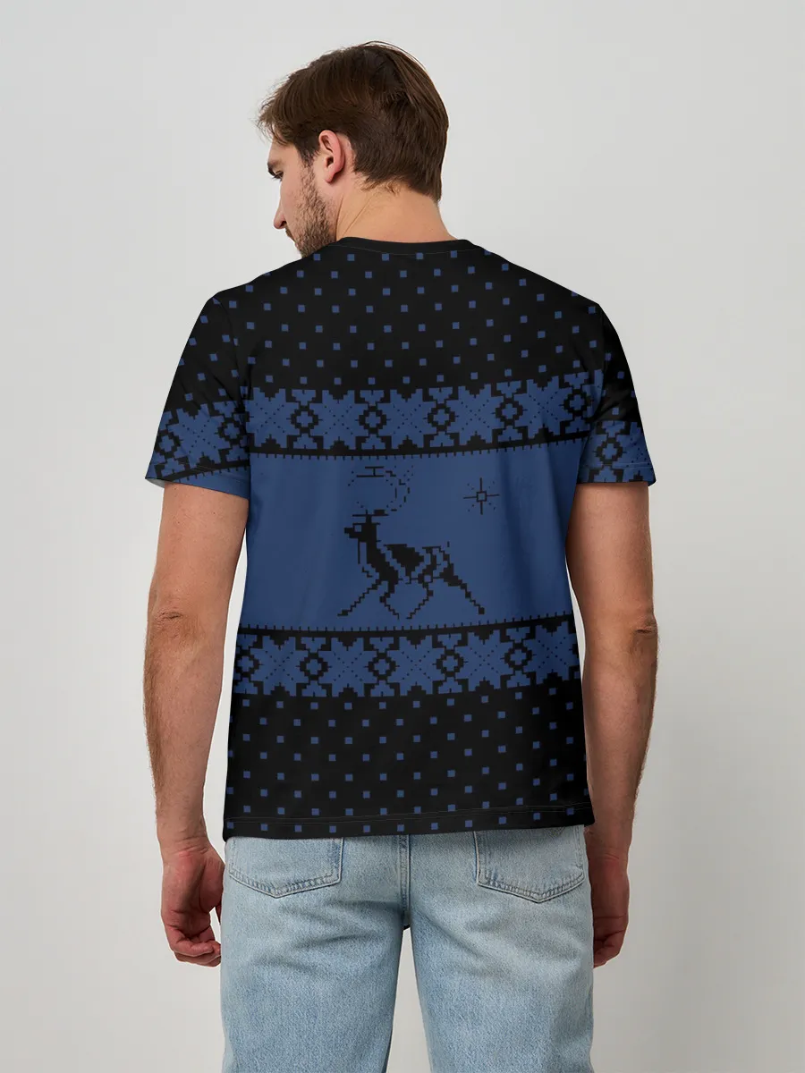 Мужская базовая футболка / Северный Олень