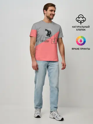 Мужская базовая футболка / Clubhouse invite