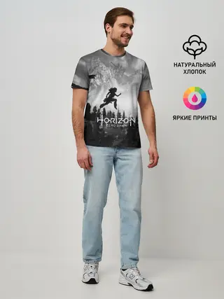 Мужская базовая футболка / Horizon Zero Dawn