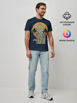 Мужская базовая футболка / Cathulhu