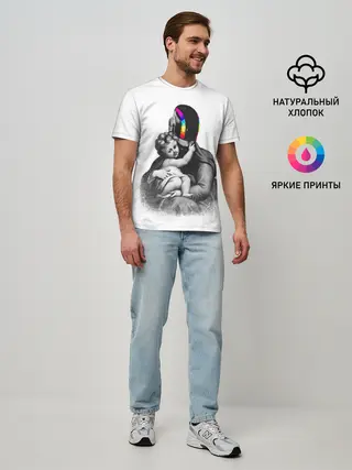 Мужская базовая футболка / Daft Punk