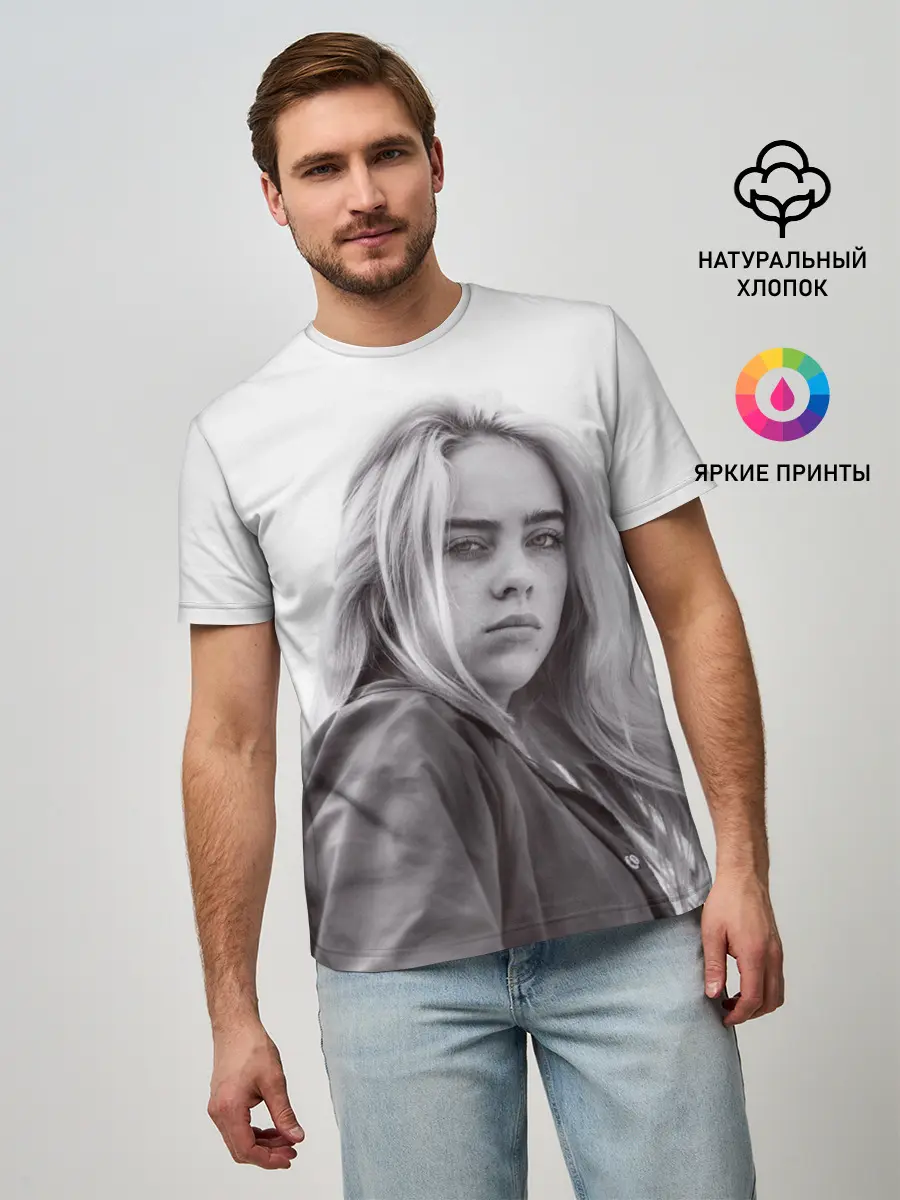 Мужская базовая футболка / BILLIE EILISH