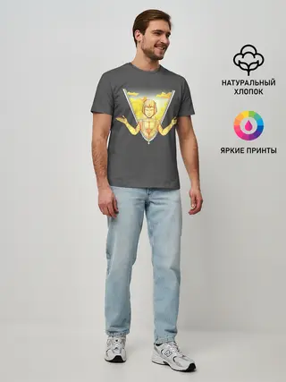 Мужская базовая футболка / Прощай, Бруно. JoJo