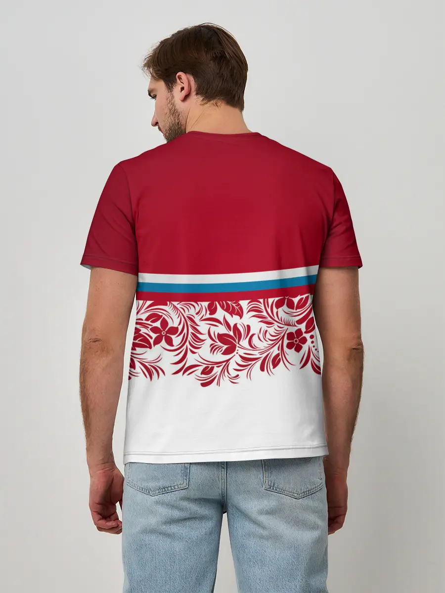 Мужская базовая футболка / Российский герб