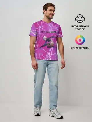 Мужская базовая футболка / YoRHa Light | Nier Automata