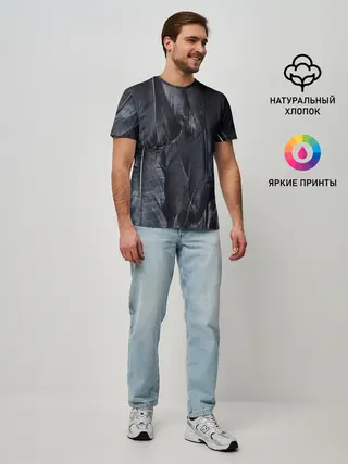 Мужская базовая футболка / ВОРОНА