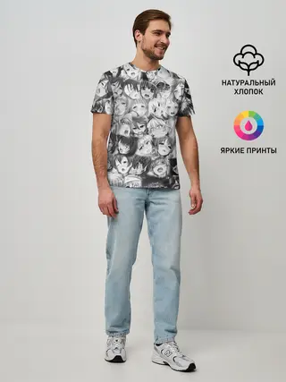 Мужская базовая футболка / SENPAI | СЕНПАЙ