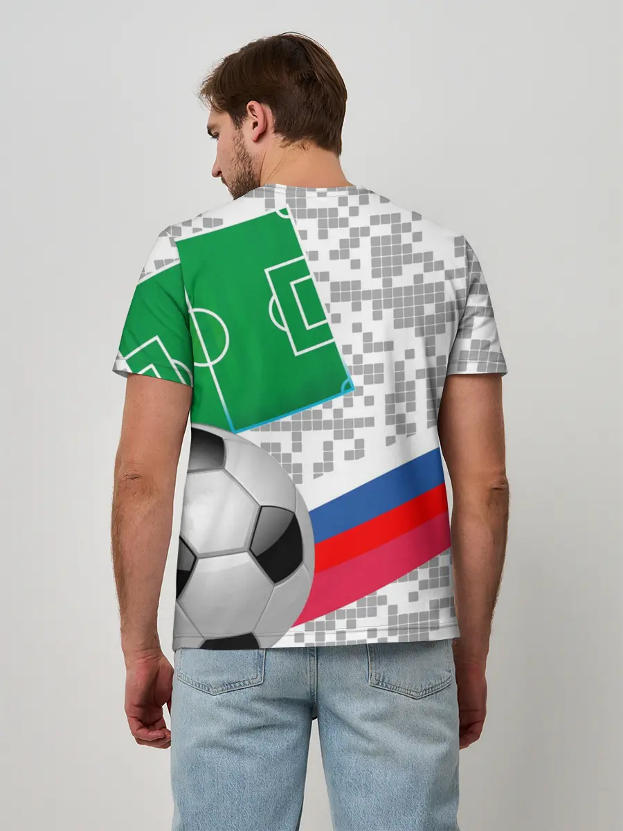 Мужская базовая футболка / Русский футбол
