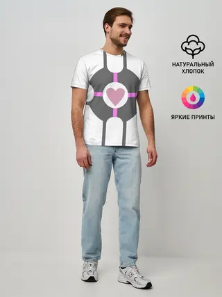 Мужская базовая футболка / Куб Компаньон