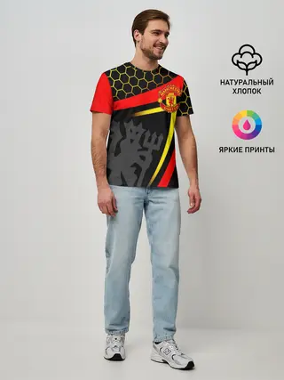 Мужская базовая футболка / МАНЧЕСТЕР / MANCHESTER / SPORT